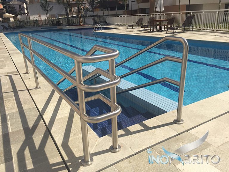 Corrimão Aço Inox para Piscina em São Paulo