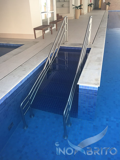 Corrimão Aço Inox para Piscina