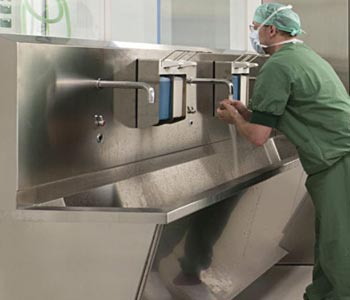 Lavatório Cirúrgico em Aço Inox